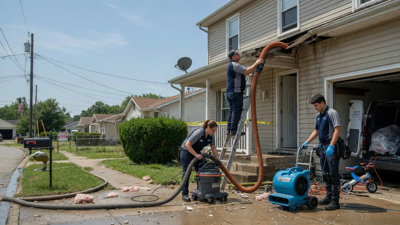 Water Damage Restoration in New Burnside, IL near me